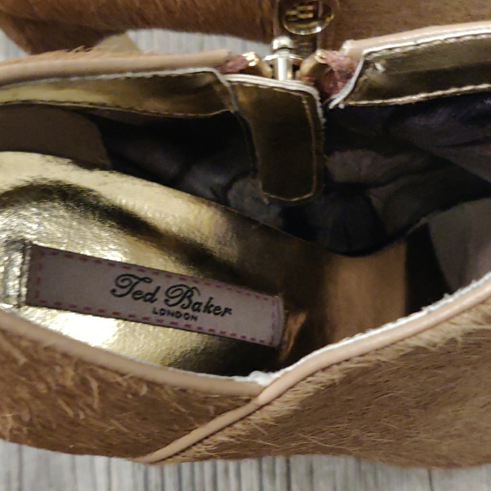 Ted Baker SinerX Platform Tan Ankle Boots - Picture 6 of 8